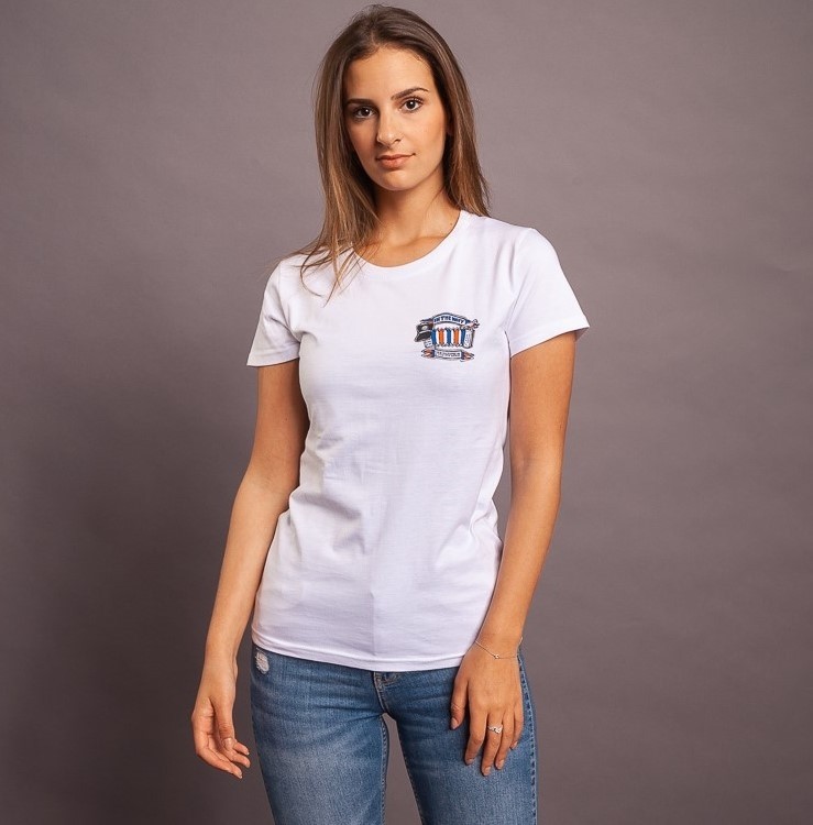 T-Shirt In The Navy, weiss