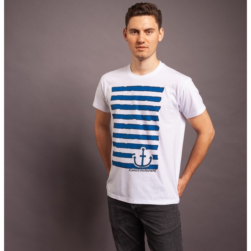 T-Shirt Planks, weiss